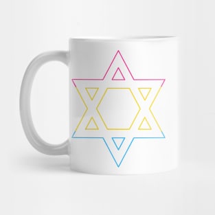 Star of David Pan Pride Mug